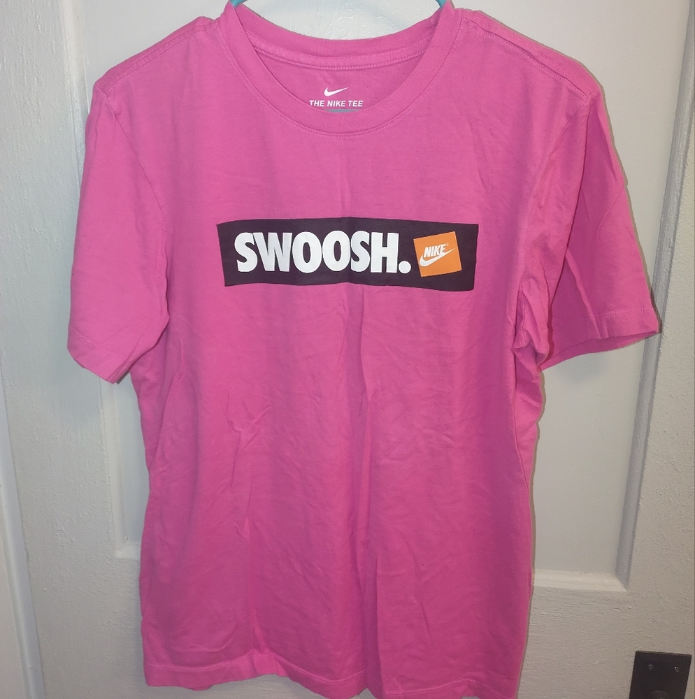 Nike Pink Swoosh Graphic Tee